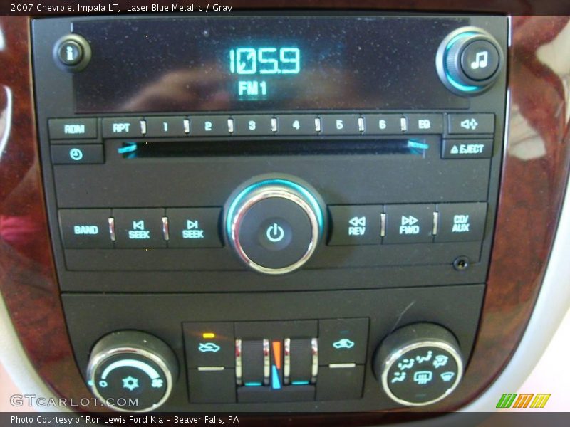 Laser Blue Metallic / Gray 2007 Chevrolet Impala LT
