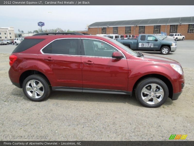 Cardinal Red Metallic / Jet Black 2012 Chevrolet Equinox LT