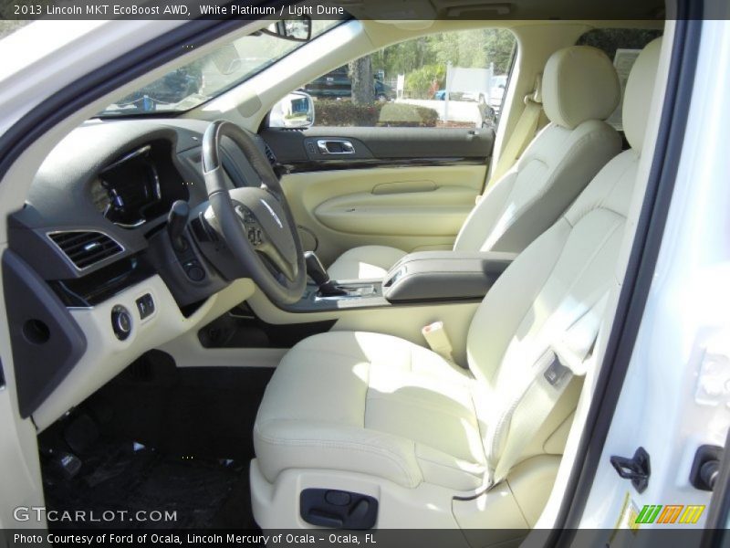 2013 MKT EcoBoost AWD Light Dune Interior