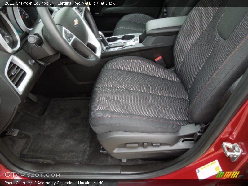 Cardinal Red Metallic / Jet Black 2012 Chevrolet Equinox LT