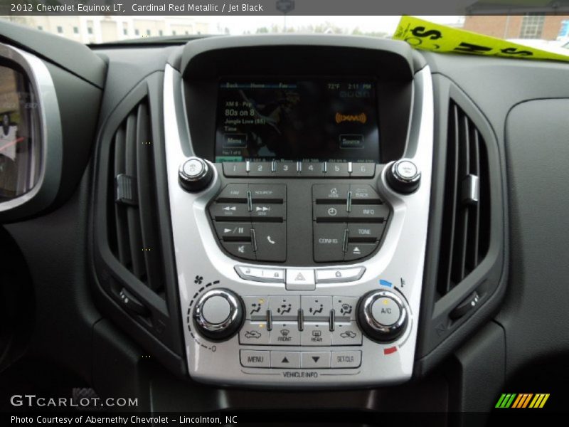 Cardinal Red Metallic / Jet Black 2012 Chevrolet Equinox LT