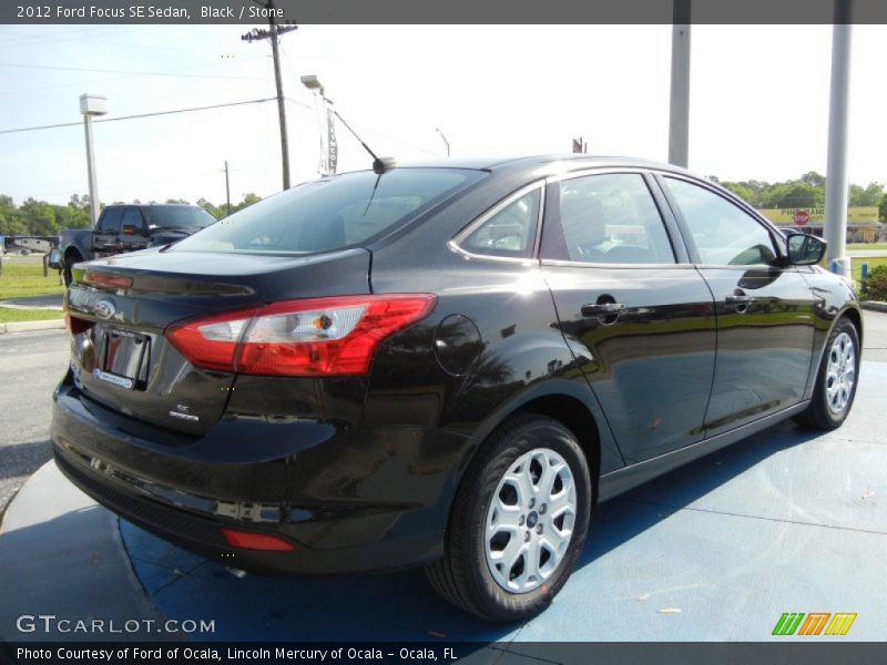 Black / Stone 2012 Ford Focus SE Sedan