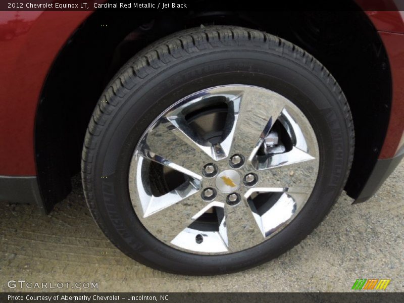 Cardinal Red Metallic / Jet Black 2012 Chevrolet Equinox LT