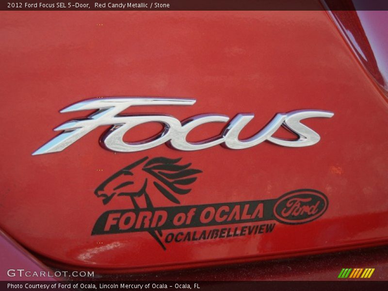 Red Candy Metallic / Stone 2012 Ford Focus SEL 5-Door
