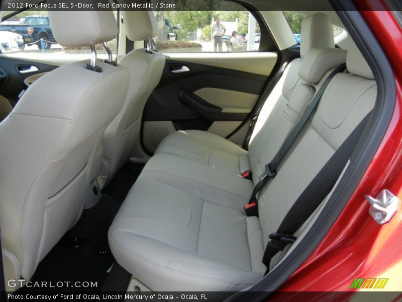 Red Candy Metallic / Stone 2012 Ford Focus SEL 5-Door