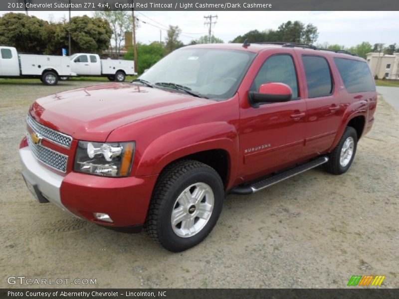 Crystal Red Tintcoat / Light Cashmere/Dark Cashmere 2012 Chevrolet Suburban Z71 4x4