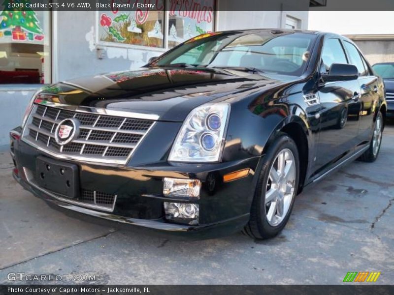 Black Raven / Ebony 2008 Cadillac STS 4 V6 AWD