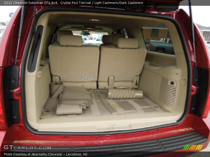 Crystal Red Tintcoat / Light Cashmere/Dark Cashmere 2012 Chevrolet Suburban Z71 4x4