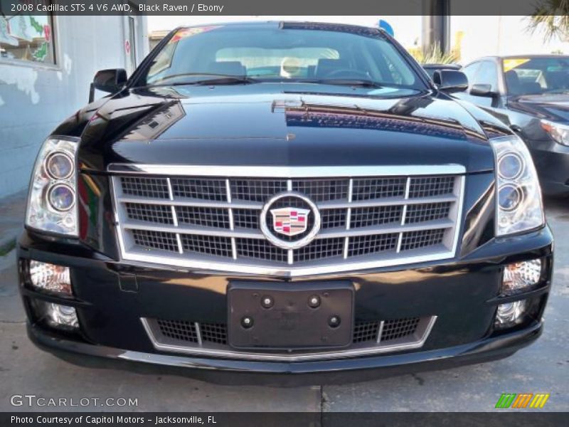 Black Raven / Ebony 2008 Cadillac STS 4 V6 AWD