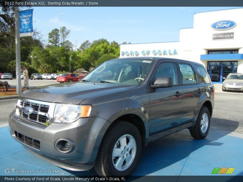 Sterling Gray Metallic / Stone 2012 Ford Escape XLS