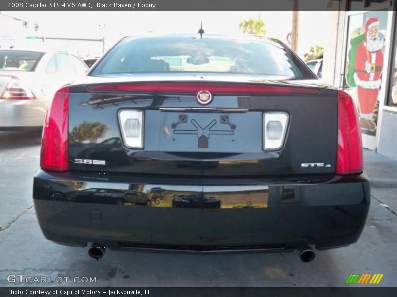 Black Raven / Ebony 2008 Cadillac STS 4 V6 AWD