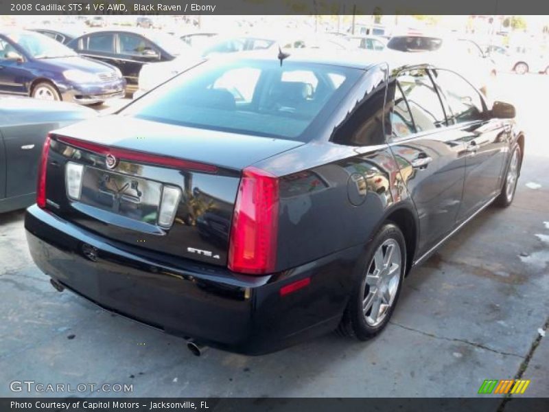 Black Raven / Ebony 2008 Cadillac STS 4 V6 AWD
