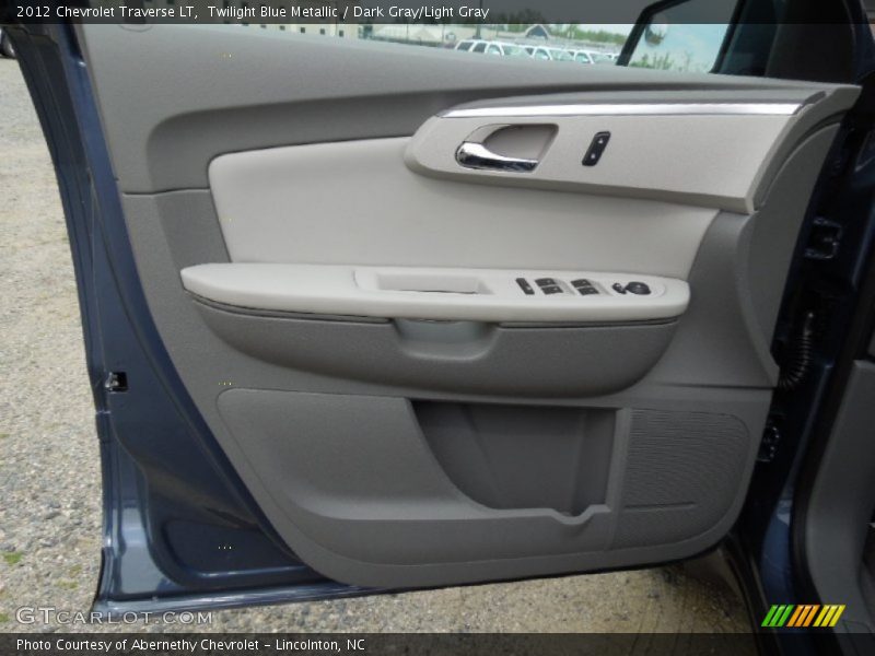 Twilight Blue Metallic / Dark Gray/Light Gray 2012 Chevrolet Traverse LT