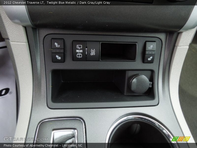 Twilight Blue Metallic / Dark Gray/Light Gray 2012 Chevrolet Traverse LT