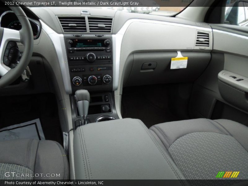 Twilight Blue Metallic / Dark Gray/Light Gray 2012 Chevrolet Traverse LT