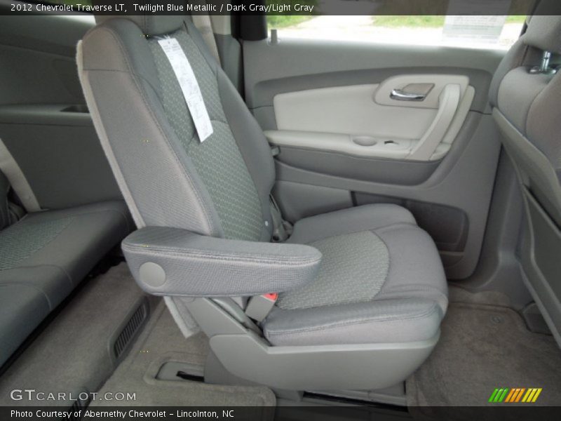 Twilight Blue Metallic / Dark Gray/Light Gray 2012 Chevrolet Traverse LT