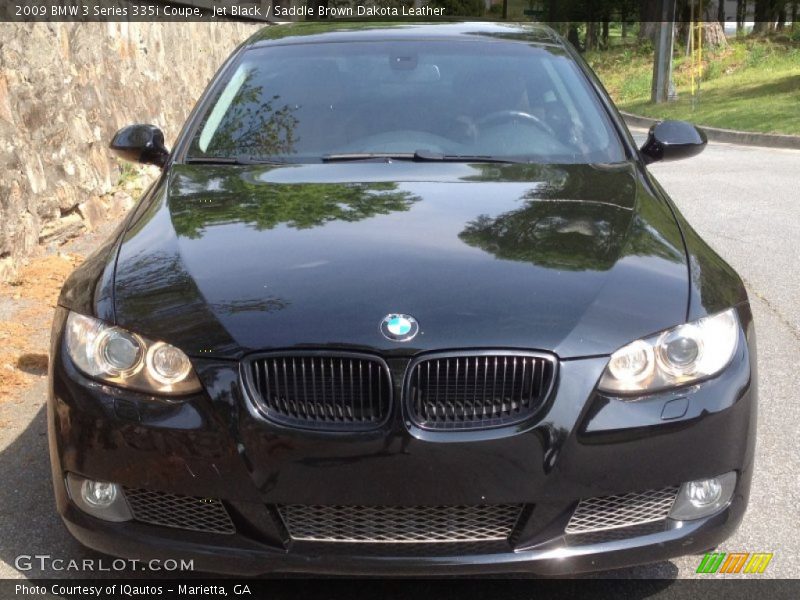 Jet Black / Saddle Brown Dakota Leather 2009 BMW 3 Series 335i Coupe