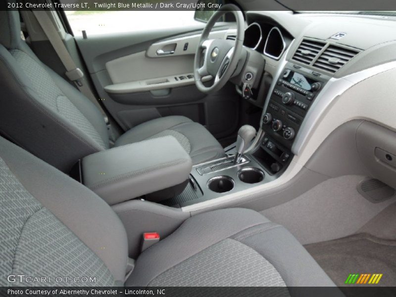Twilight Blue Metallic / Dark Gray/Light Gray 2012 Chevrolet Traverse LT