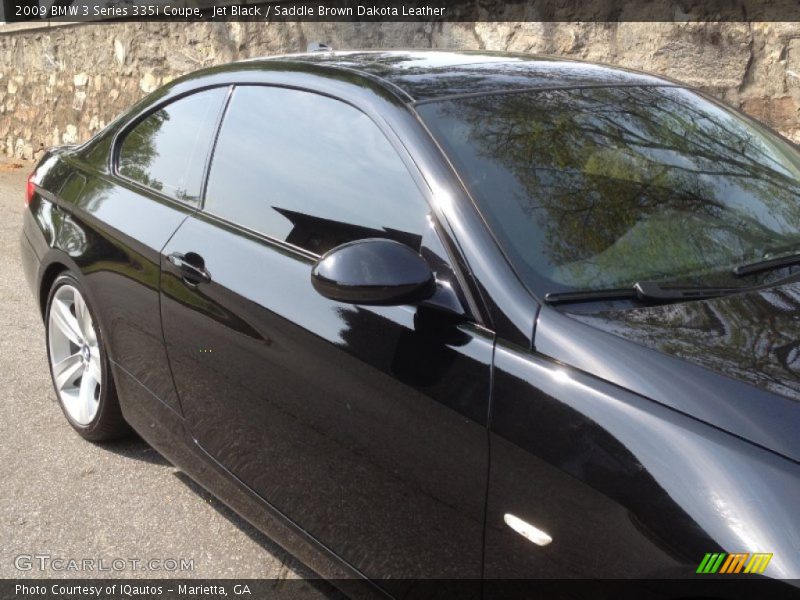 Jet Black / Saddle Brown Dakota Leather 2009 BMW 3 Series 335i Coupe