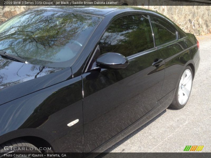 Jet Black / Saddle Brown Dakota Leather 2009 BMW 3 Series 335i Coupe