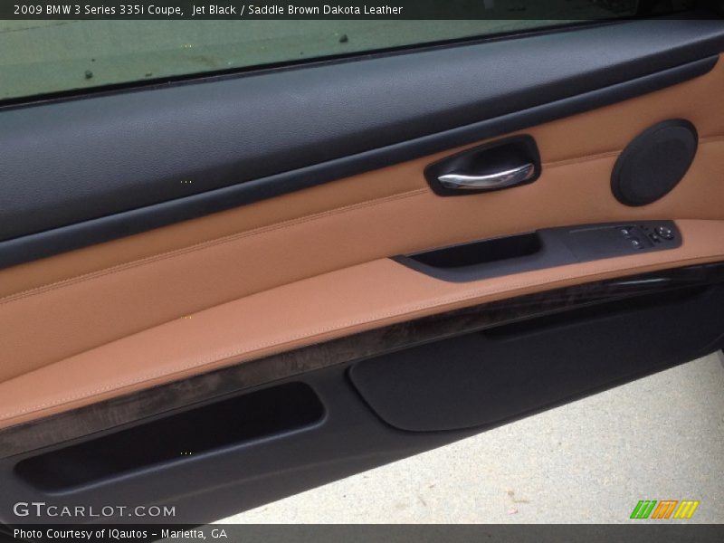 Jet Black / Saddle Brown Dakota Leather 2009 BMW 3 Series 335i Coupe