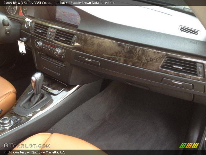 Jet Black / Saddle Brown Dakota Leather 2009 BMW 3 Series 335i Coupe