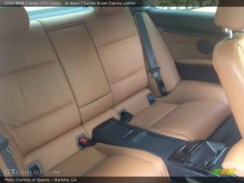 Jet Black / Saddle Brown Dakota Leather 2009 BMW 3 Series 335i Coupe
