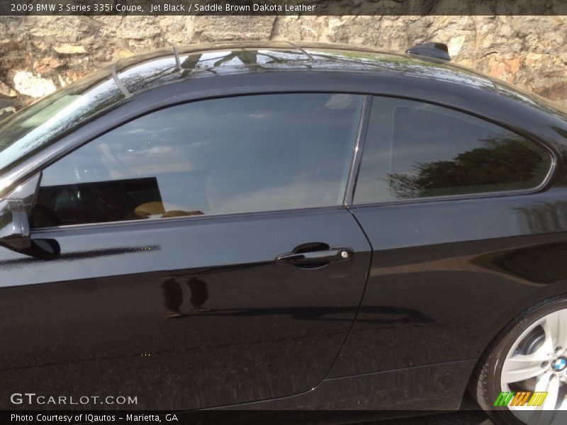 Jet Black / Saddle Brown Dakota Leather 2009 BMW 3 Series 335i Coupe