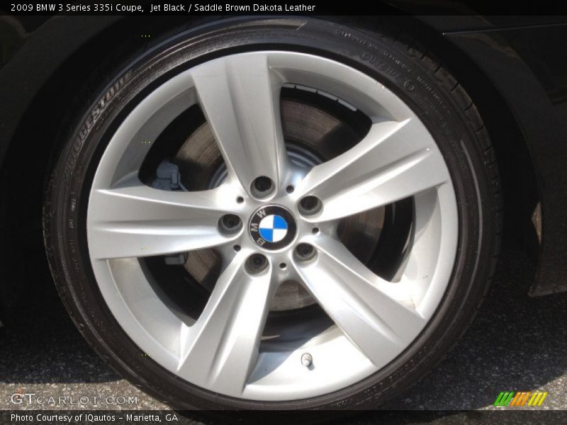 Jet Black / Saddle Brown Dakota Leather 2009 BMW 3 Series 335i Coupe