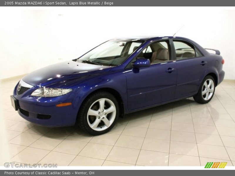 Lapis Blue Metallic / Beige 2005 Mazda MAZDA6 i Sport Sedan
