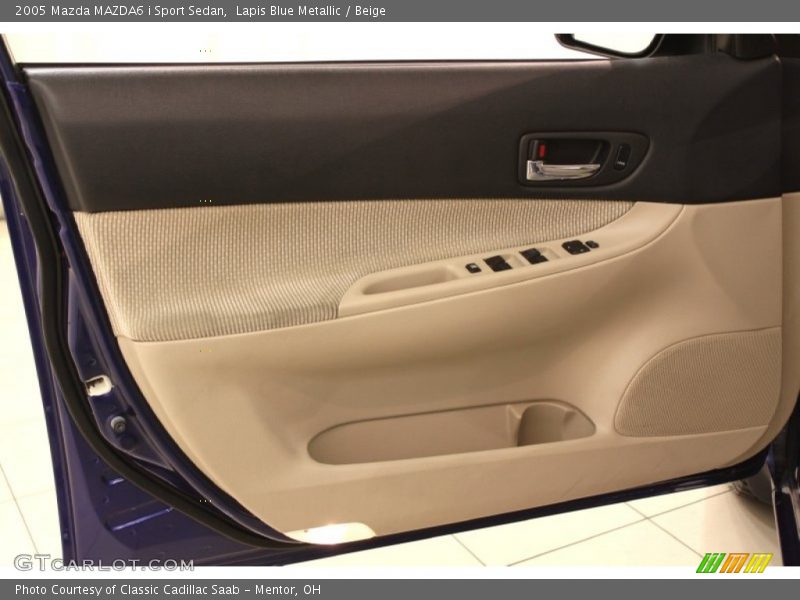 Lapis Blue Metallic / Beige 2005 Mazda MAZDA6 i Sport Sedan