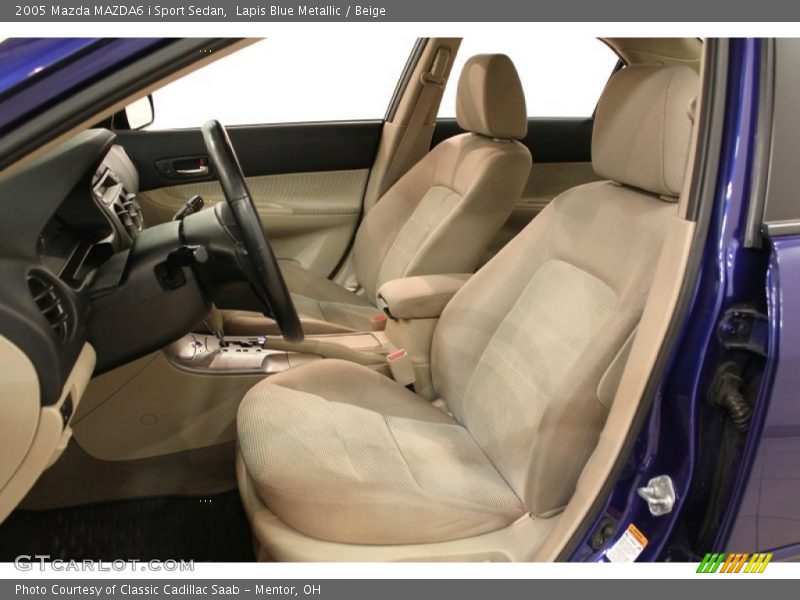  2005 MAZDA6 i Sport Sedan Beige Interior
