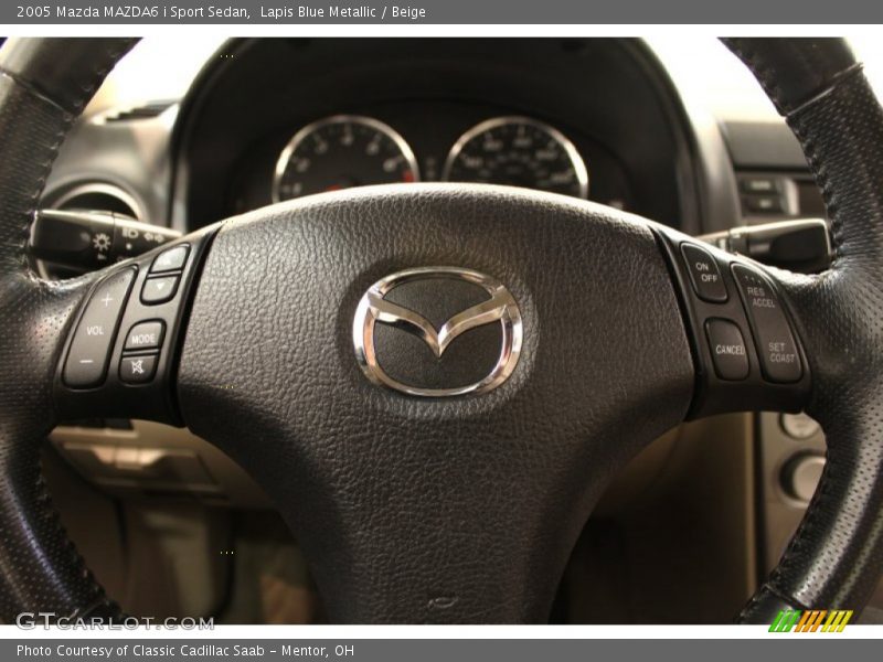 Lapis Blue Metallic / Beige 2005 Mazda MAZDA6 i Sport Sedan