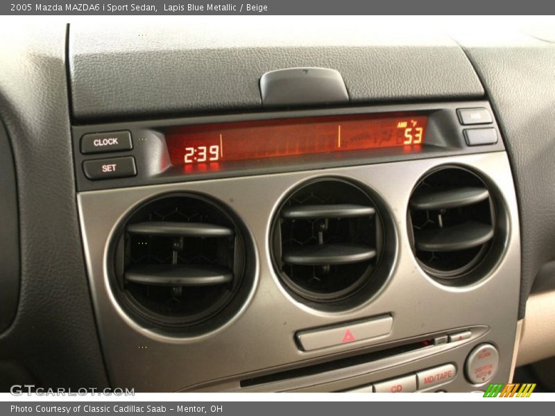 Lapis Blue Metallic / Beige 2005 Mazda MAZDA6 i Sport Sedan