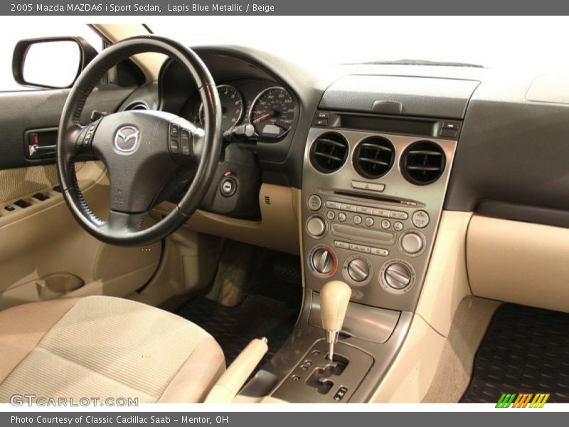 Lapis Blue Metallic / Beige 2005 Mazda MAZDA6 i Sport Sedan