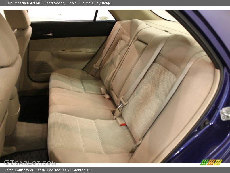 Lapis Blue Metallic / Beige 2005 Mazda MAZDA6 i Sport Sedan