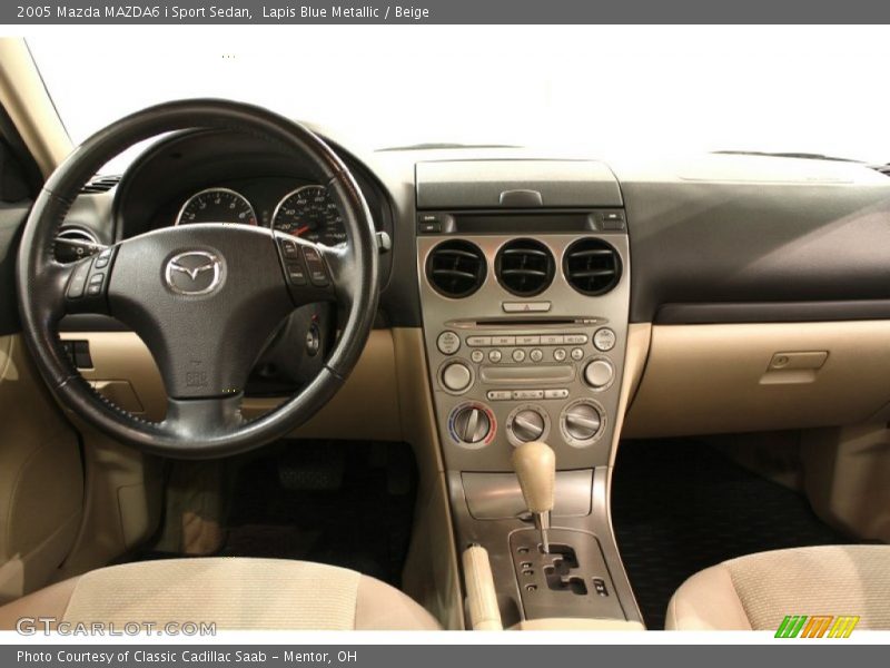 Lapis Blue Metallic / Beige 2005 Mazda MAZDA6 i Sport Sedan