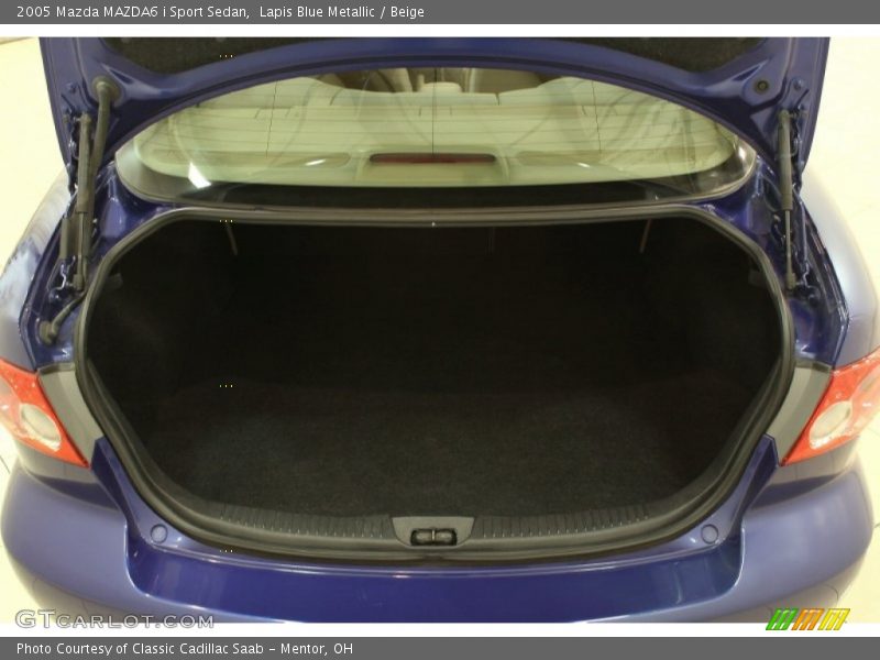 Lapis Blue Metallic / Beige 2005 Mazda MAZDA6 i Sport Sedan