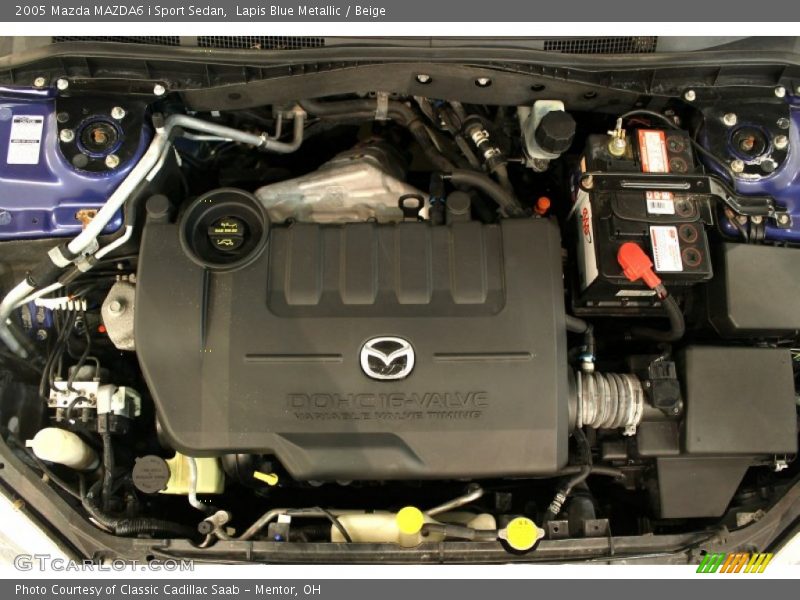 Lapis Blue Metallic / Beige 2005 Mazda MAZDA6 i Sport Sedan