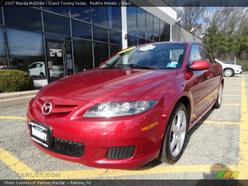 Redfire Metallic / Black 2007 Mazda MAZDA6 i Grand Touring Sedan