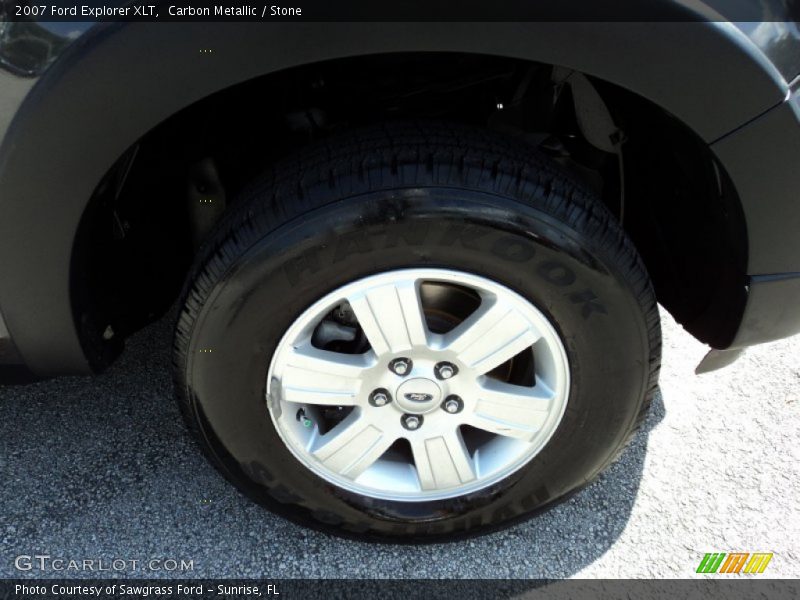 Carbon Metallic / Stone 2007 Ford Explorer XLT