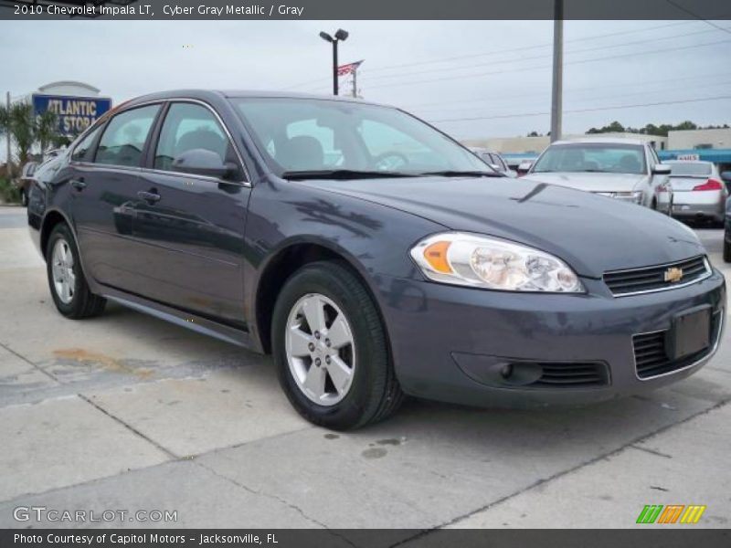 Cyber Gray Metallic / Gray 2010 Chevrolet Impala LT