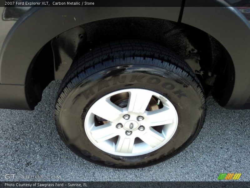 Carbon Metallic / Stone 2007 Ford Explorer XLT