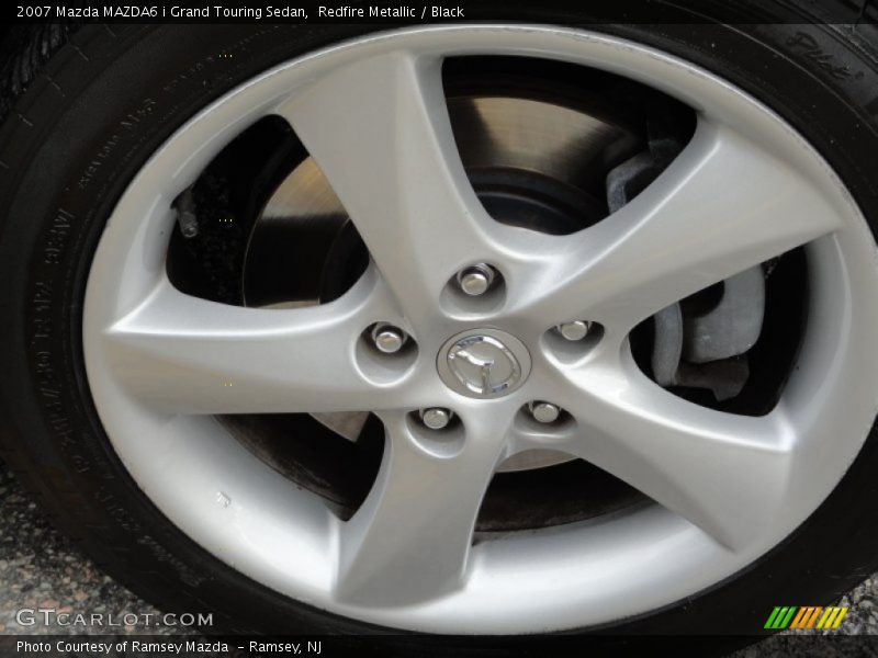 Redfire Metallic / Black 2007 Mazda MAZDA6 i Grand Touring Sedan