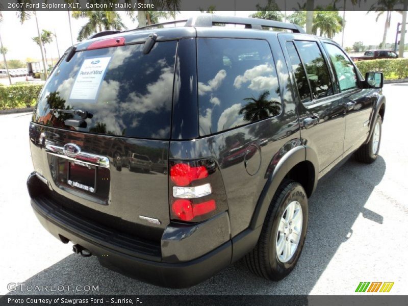 Carbon Metallic / Stone 2007 Ford Explorer XLT