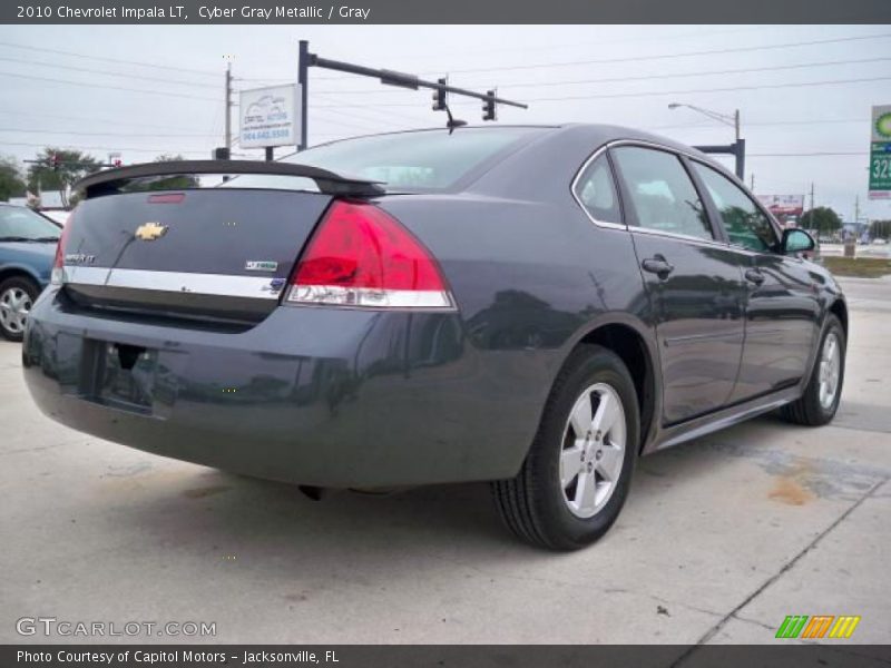 Cyber Gray Metallic / Gray 2010 Chevrolet Impala LT