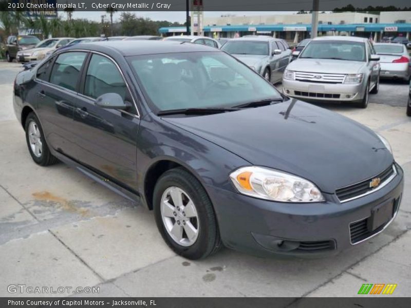 Cyber Gray Metallic / Gray 2010 Chevrolet Impala LT