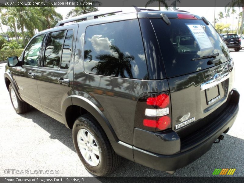 Carbon Metallic / Stone 2007 Ford Explorer XLT