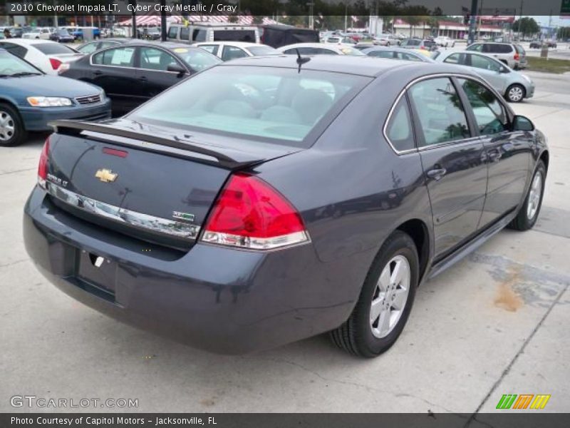 Cyber Gray Metallic / Gray 2010 Chevrolet Impala LT