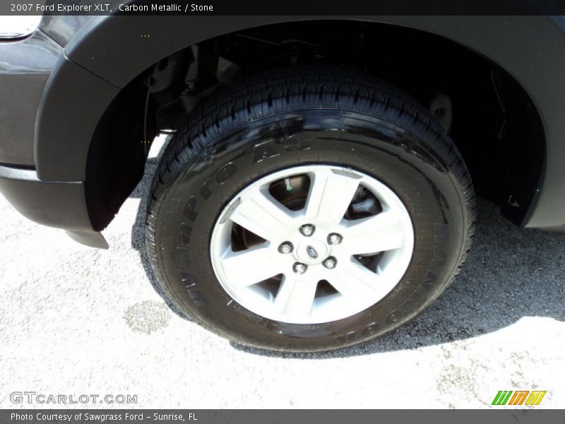 Carbon Metallic / Stone 2007 Ford Explorer XLT